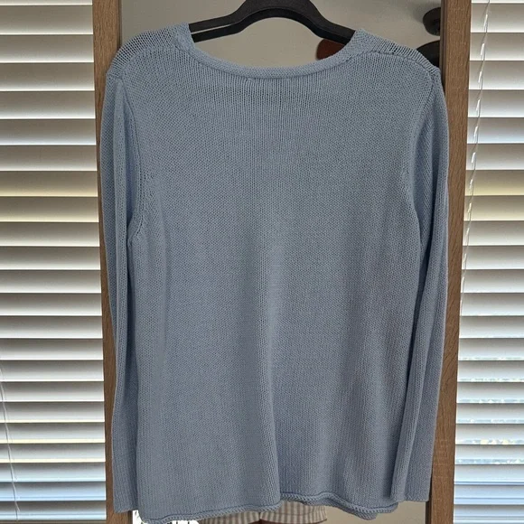 Miracle Sky Blue Knit Top - Picture 4 of 4